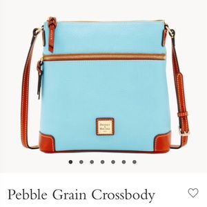 Brand new Dooney & Bourke pebbled leather crossbody bag